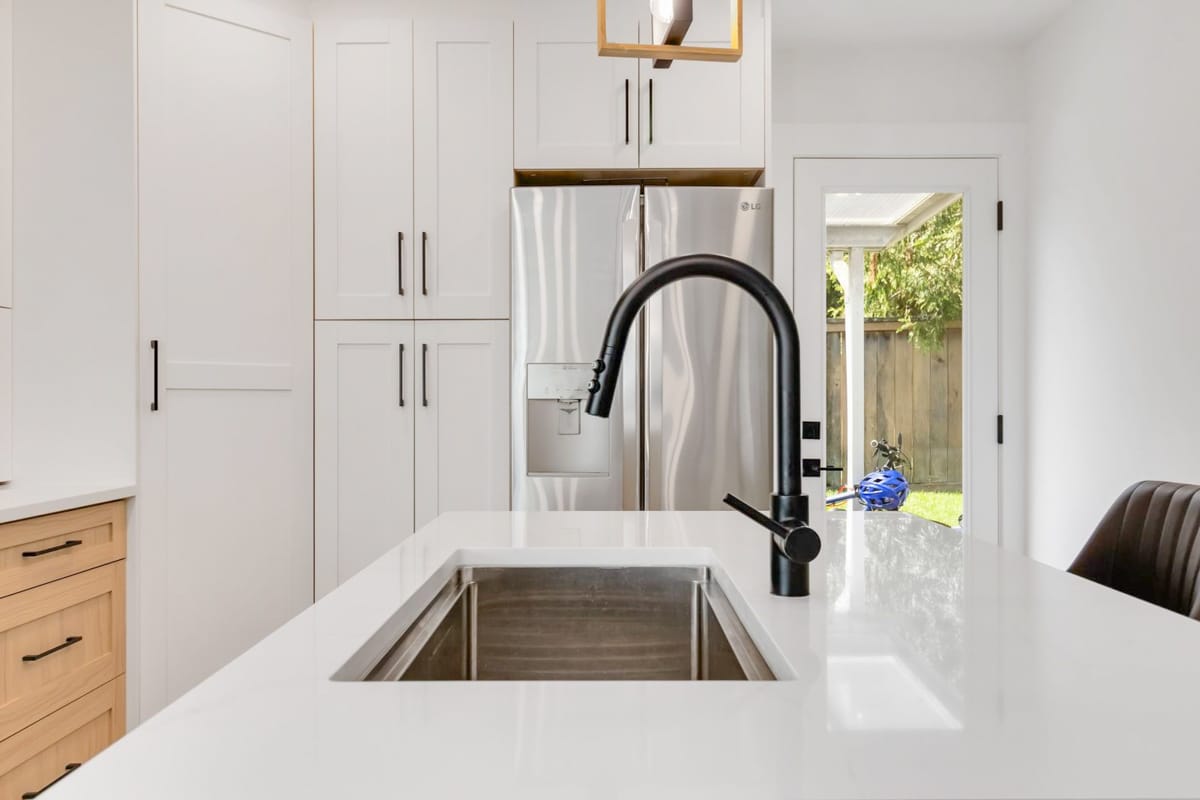 Modern kitchen with sleek design