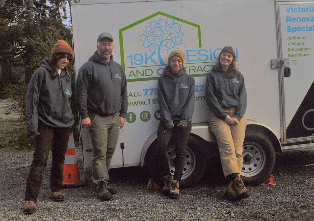 about 19K Design & Contracting team in Victoria BC